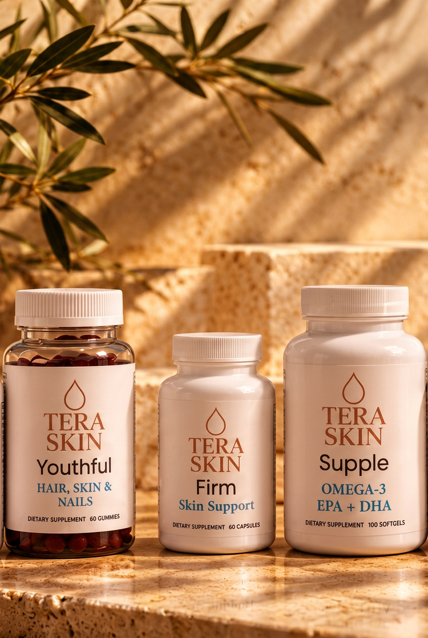 The Time Rewind Collagen, Biotin & Omega-3 Anti-Aging Trio
